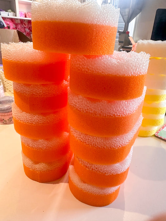 Orange Sponges x 11